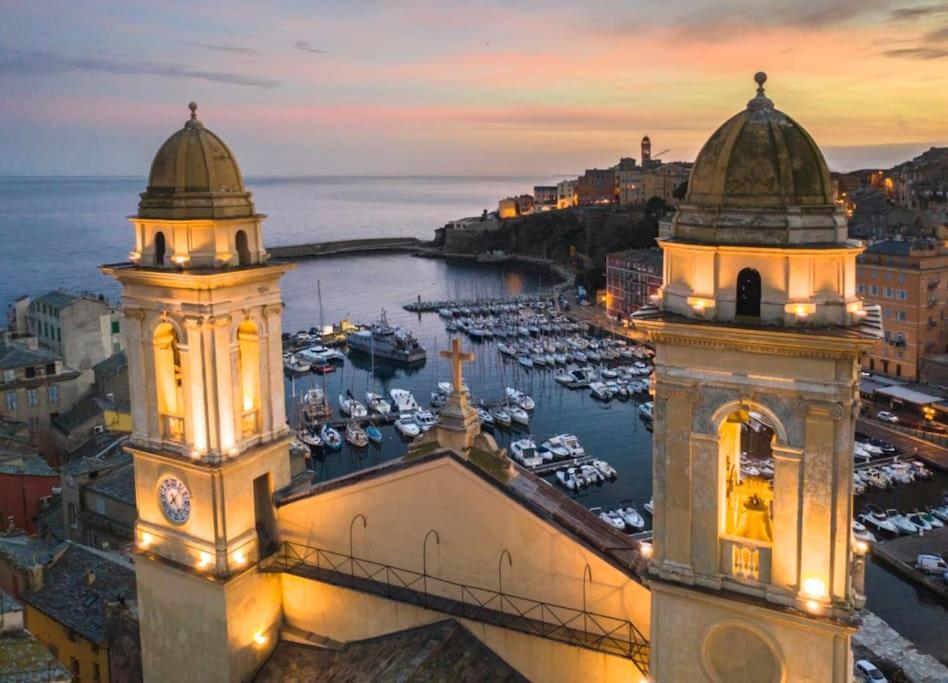 Charmant Studio Climatise Avec Parking, Au Coeur De Pietranera, Plage A 500M, Bastia A 2Km Ville-di-Pietrabugno Zewnętrze zdjęcie